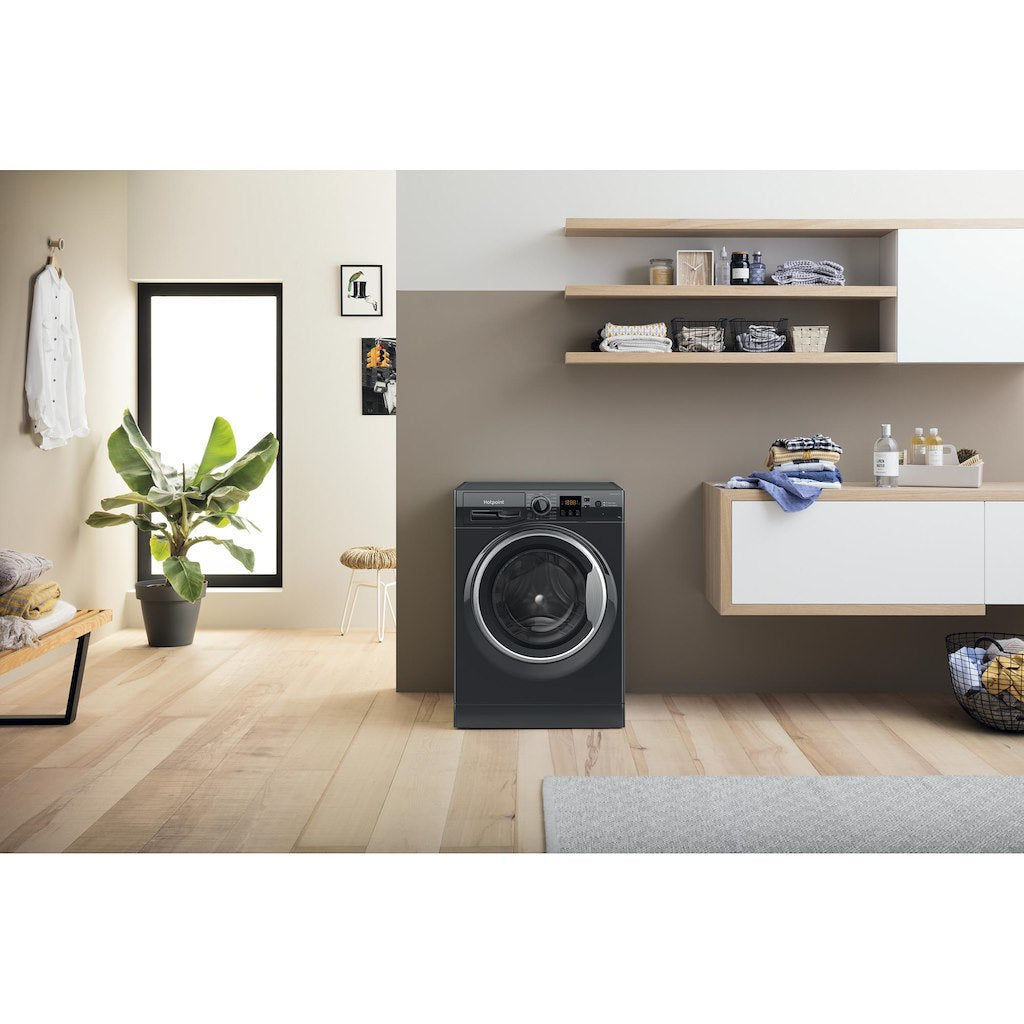 Hotpoint NSWM 963C BS UK N Washing Machine - Black