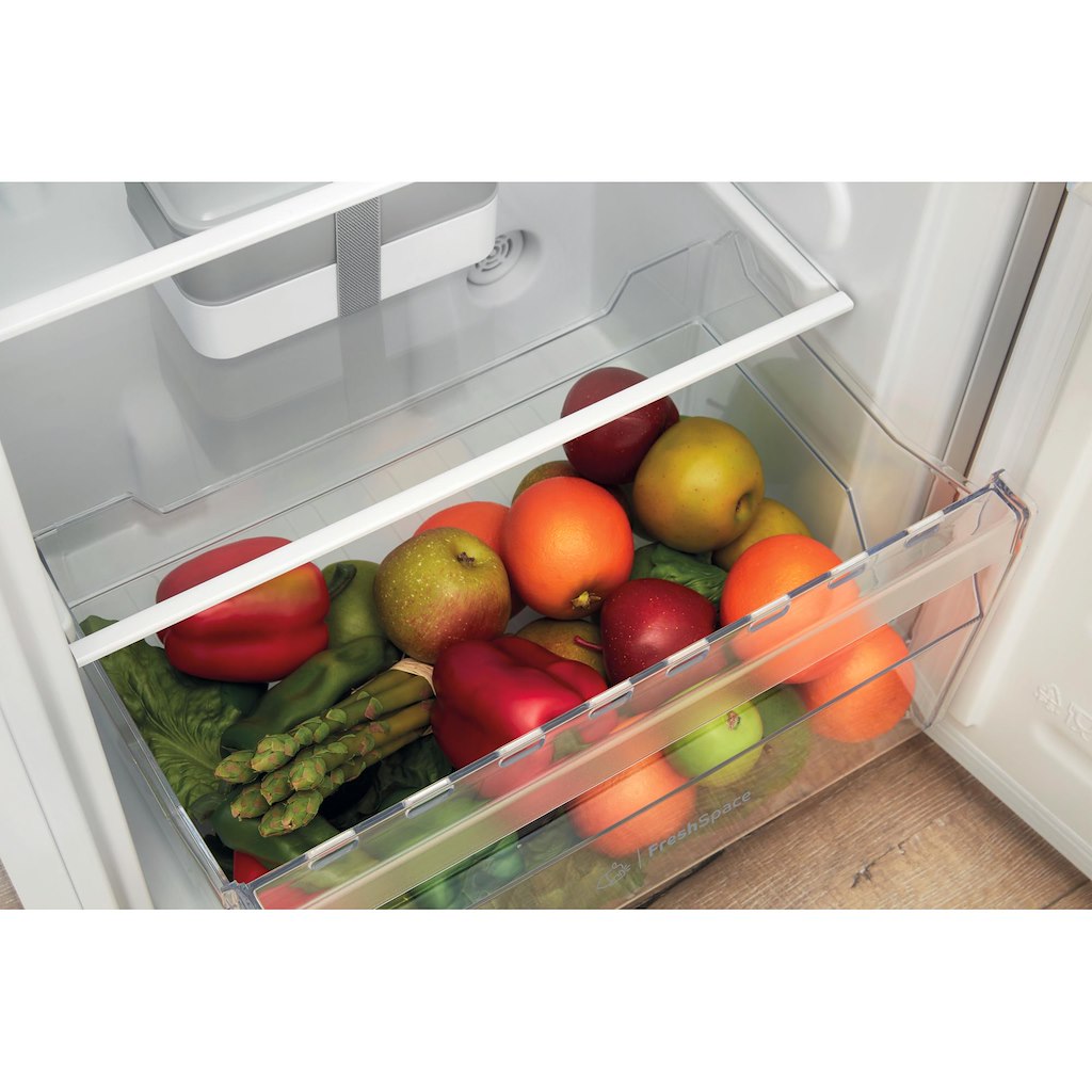 Low Frost  Tall Larder Fridge - White - 59.5CM - 323L
