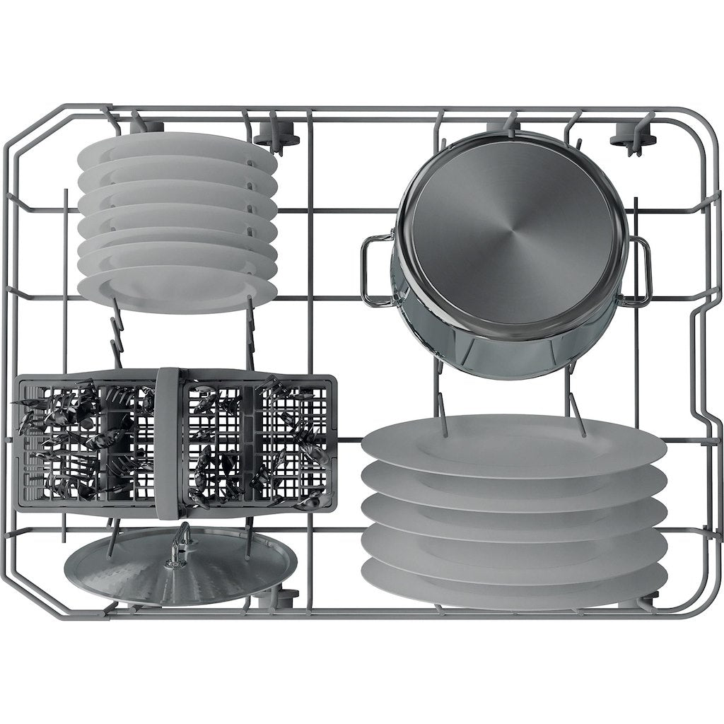 Indesit Push&Go IN2IE10CS80UK Integrated Slimline Dishwasher 10 Place Settings - White