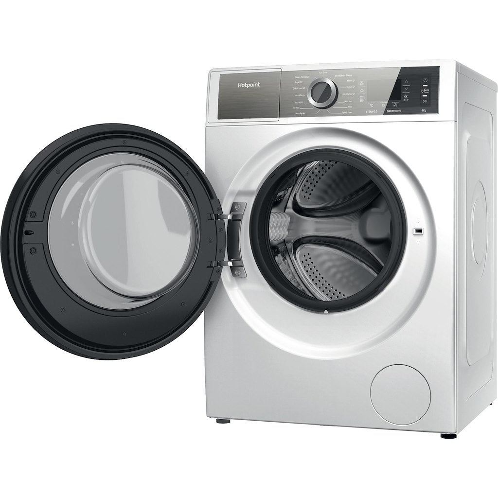 Hotpoint GentlePower Washing Machine - White - 9kg - 1400rpm - A-30% - H7 99 GPOWER UK