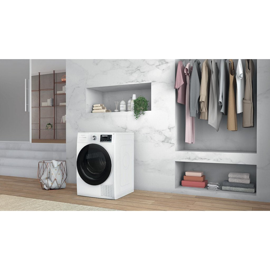 Whirlpool Freestanding Supreme Silence Heat Pump Dryer - White - 9kg - A+++ Rated - W6 D94WR UK