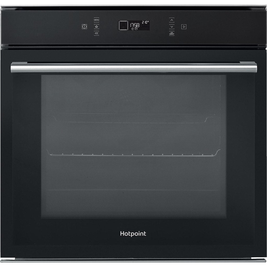 Hotpoint Class 6 MultiFlow Built-In Electric Single Oven - Black - Pyrolytic - A+ Rated - SI6 871 SP BL