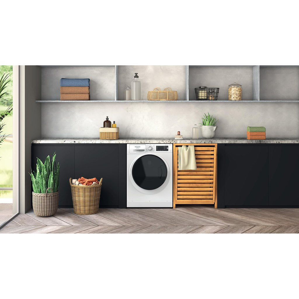 Hotpoint ActiveCare Washing Machine - White - 10kg - 1400rpm - A-20% Rated - NLCD 1048 WD A UK
