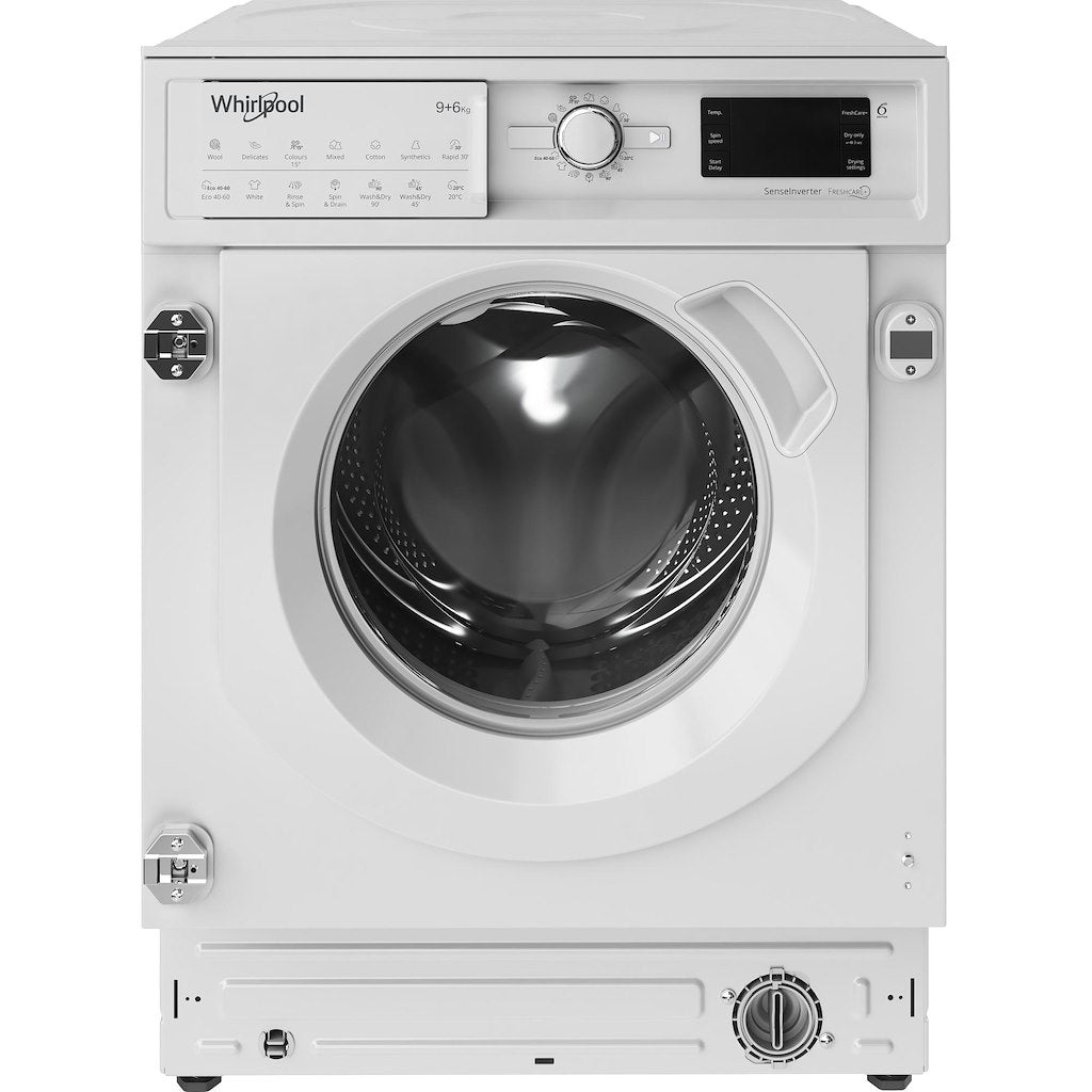 Whirlpool FreshCare Built-in Washer Dryer - White - 9+6kg - 1400rpm - D/B Rated - BI WDWG 961485 UK