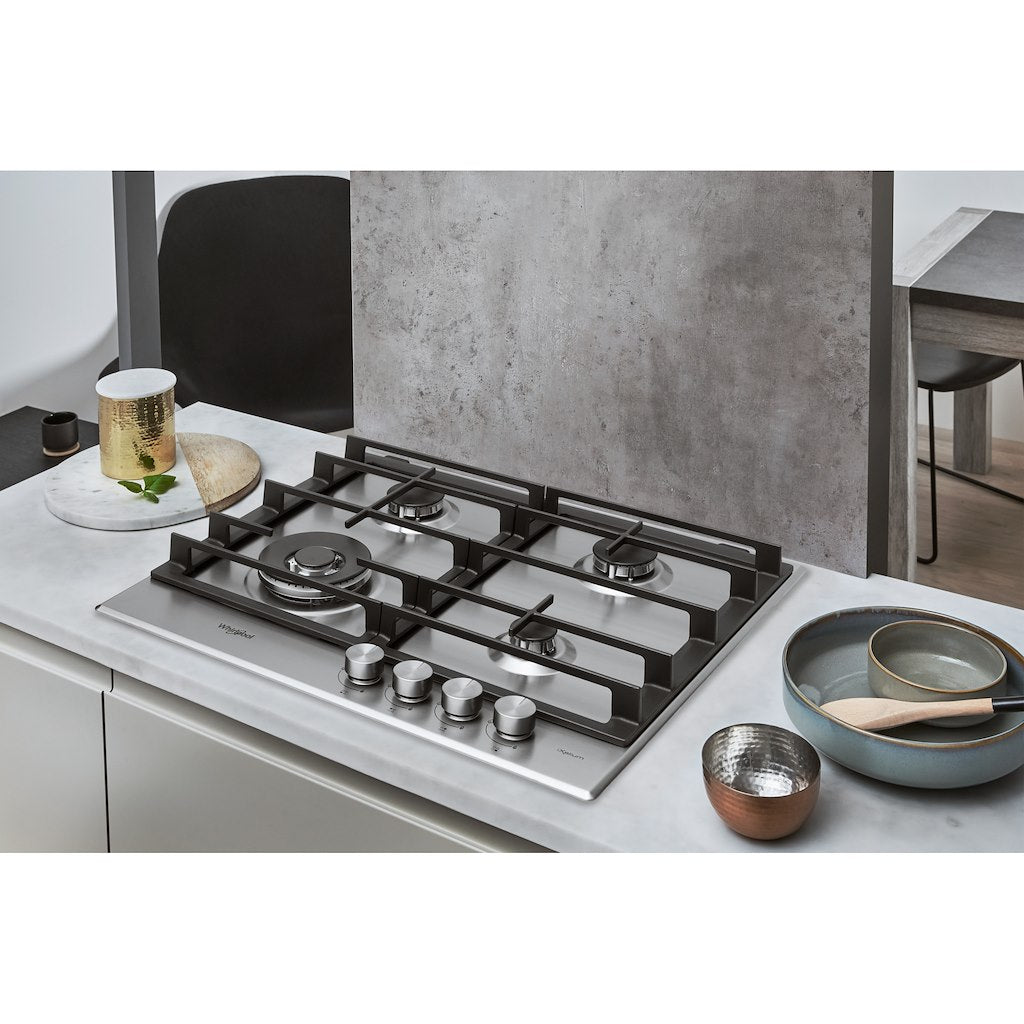 Whirlpool Gas Hob: 4 gas burners - GMW 6422/IXL