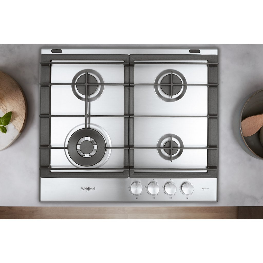 Whirlpool Gas Hob: 4 gas burners - GMW 6422/IXL