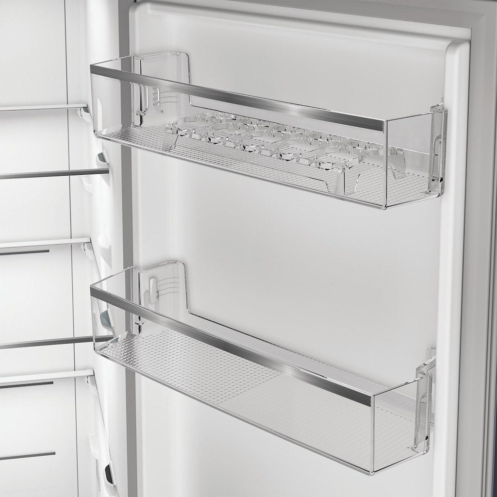 Hotpoint Dual No Frost American Fridge Freezer - Silver - E Rated