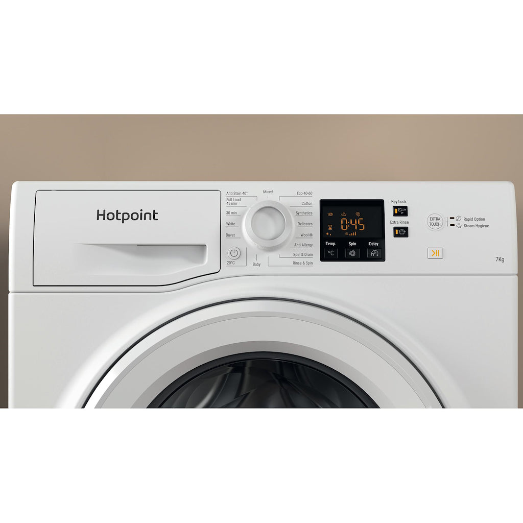 Hotpoint NSWR 742U WK UK N Washing Machine - White