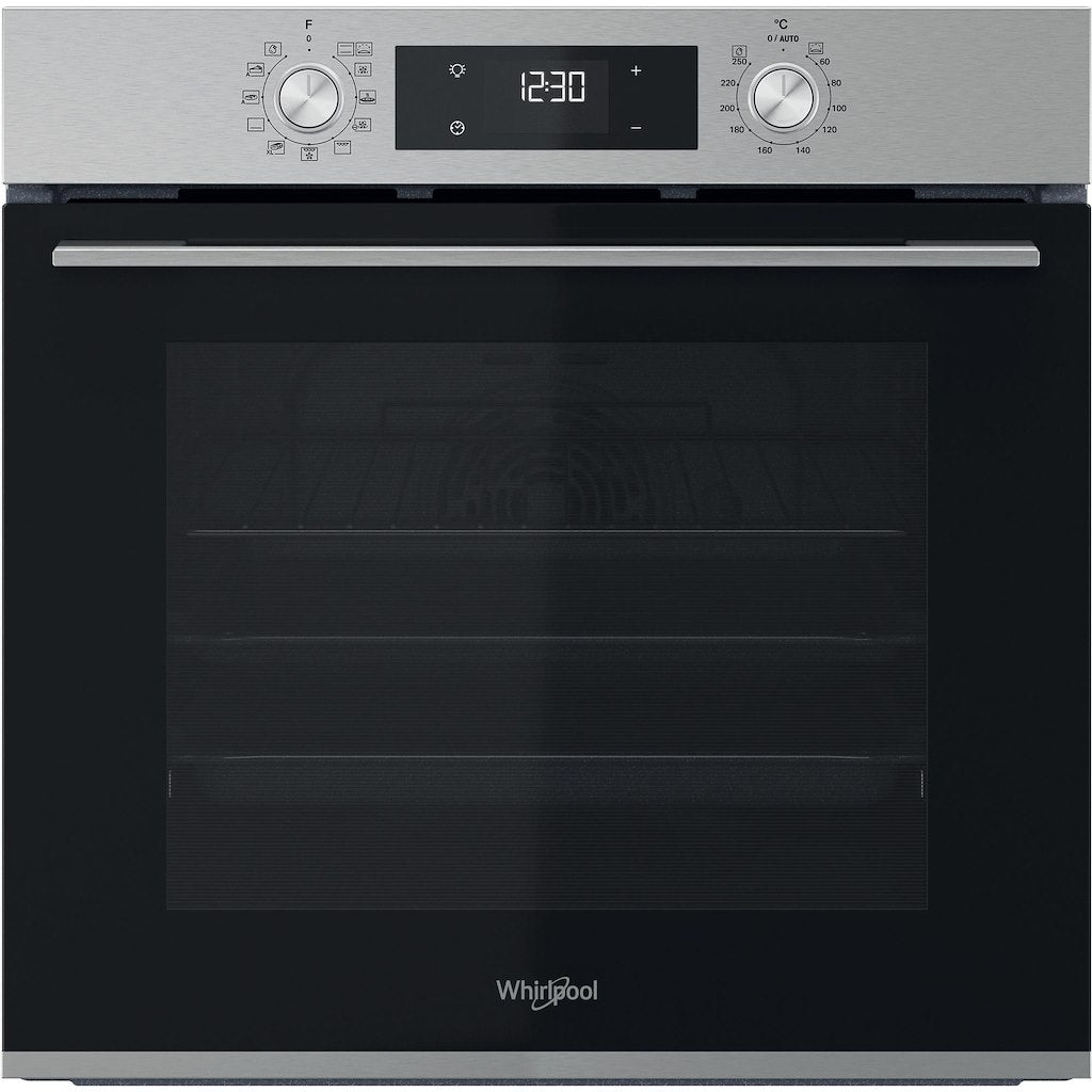 W5 Single Fan Oven - Hydrolytic - Multifunction 8 - 71L With Lcd Push Push And A+ Energy In Stainless Steel