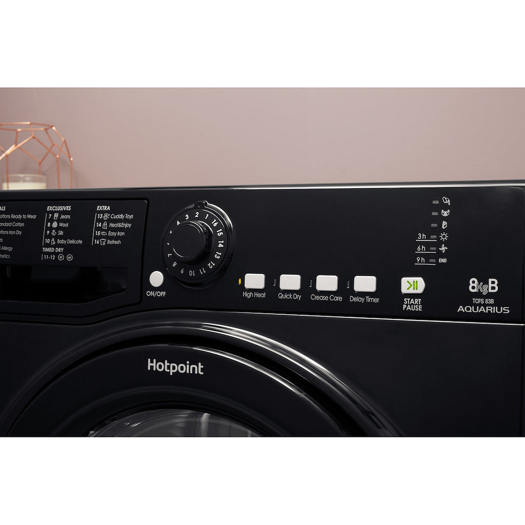 Hotpoint condenser tumble dryer: freestanding, 8,0kg