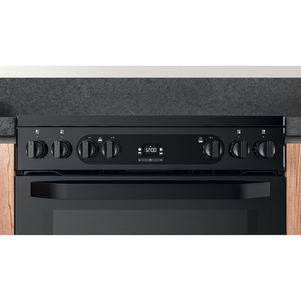 Hotpoint HDM67V92HCB/UK Double cooker - Black