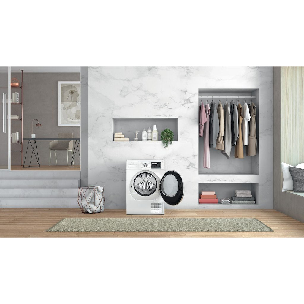 Whirlpool Freestanding Supreme Silence Heat Pump Dryer - White - 9kg - A+++ Rated - W6 D94WR UK