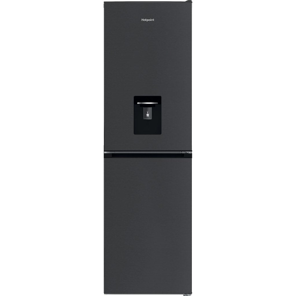 Hotpoint No Frost 50/50 Fridge Freezer With Water Dispenser - Dark Grey - E Rated