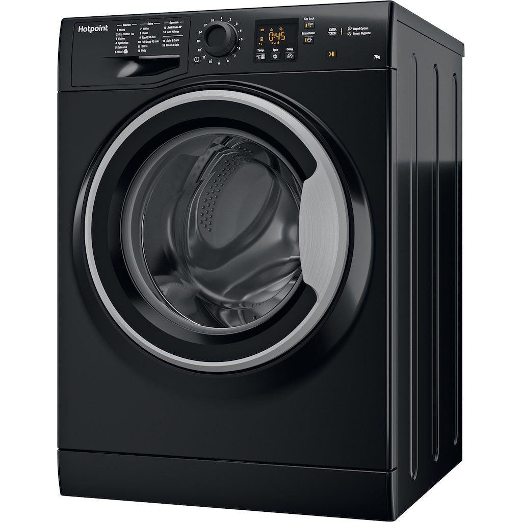 Hotpoint freestanding front loading washing machine: 7kg
