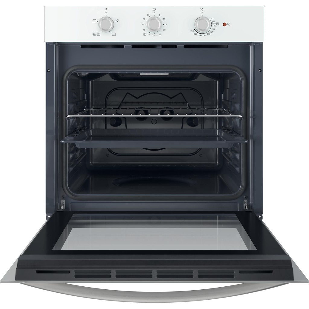 Single Static Oven - Eco Cleaning - 71L With 3 Dial With Timer And A Energy In White