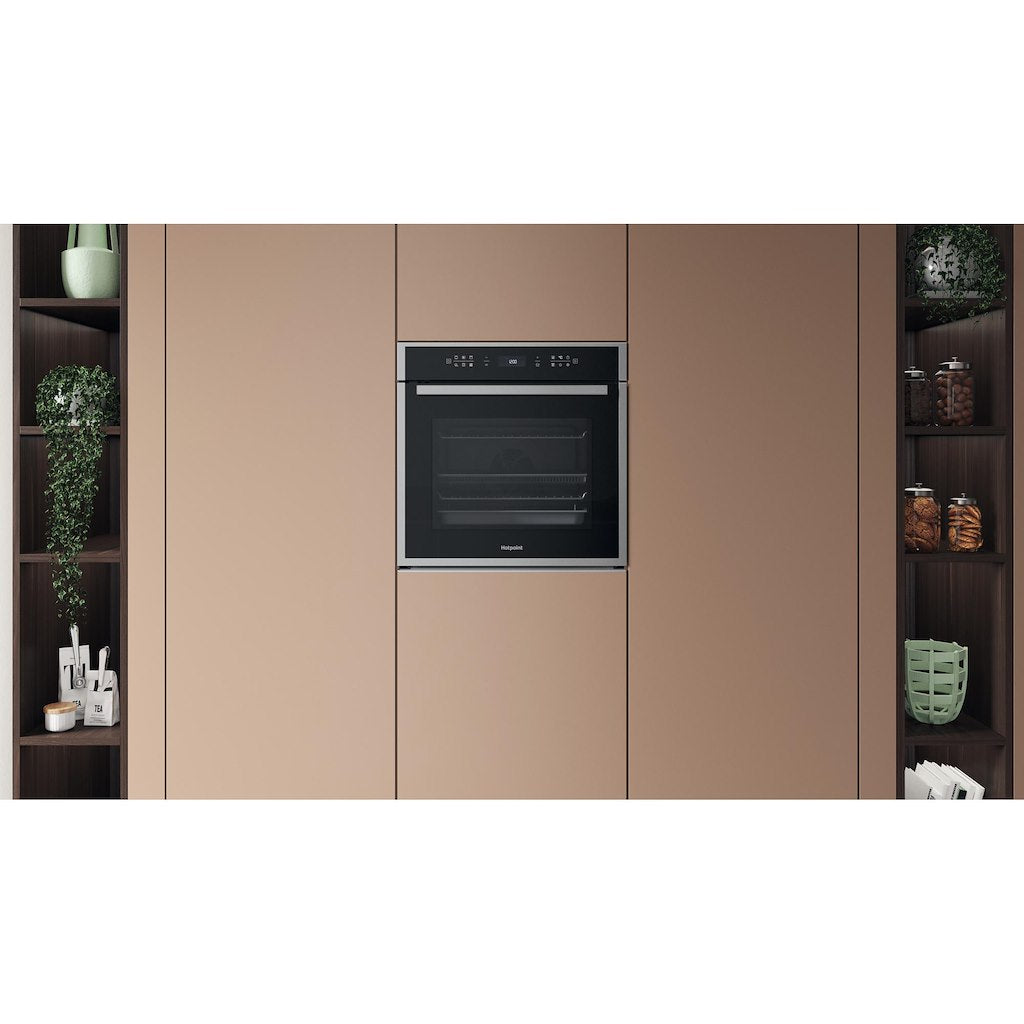 Hotpoint Class 6 ActiveMultiflow HOI68CT0SXUK Electric Single Fan Oven with Air Fry and GentleSteam - Stainless Steel