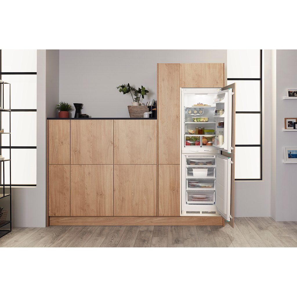 Hotpoint built in fridge freezer