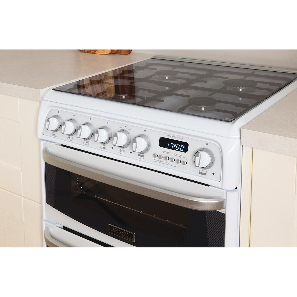 Hotpoint gas freestanding double cooker: 60cm