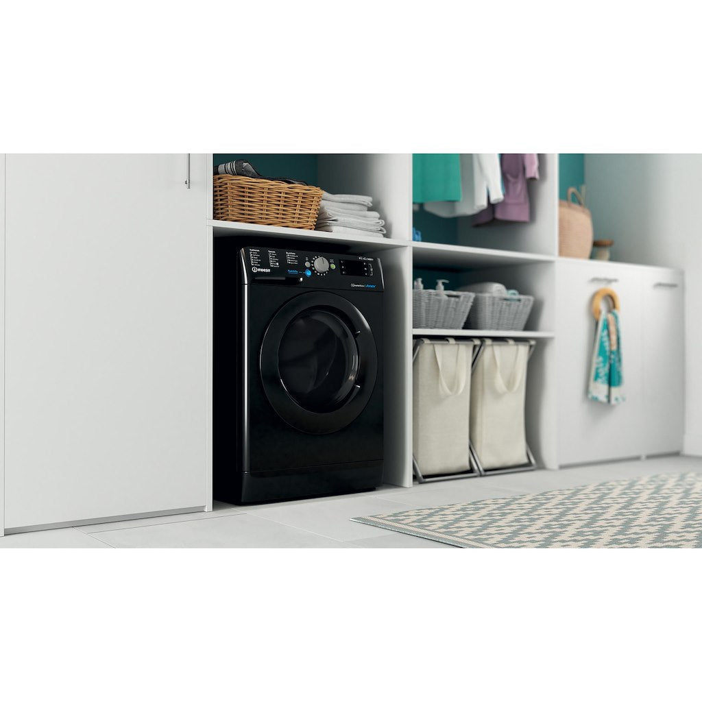 Freestanding washer dryer: 8,0kg - BDE 86436X B UK N