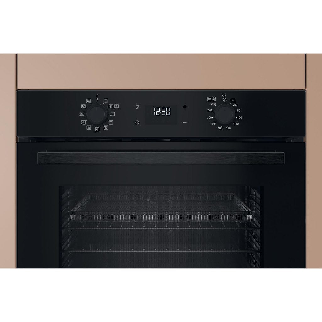Hotpoint Class 2 Multiflow HO 458CF B UK Single Electric Fan Oven with Air Fry - Black