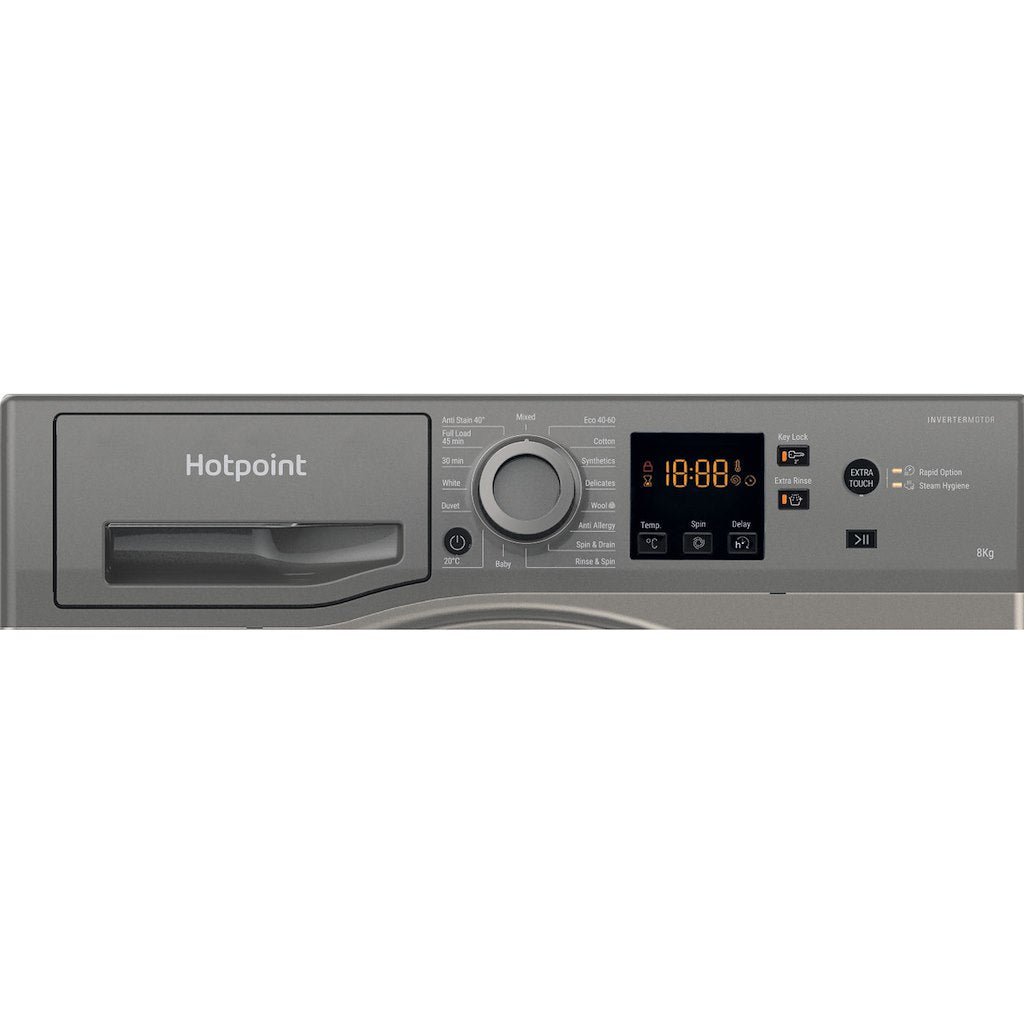 Hotpoint NSWR 843C GK UK N Washing Machine - Graphite