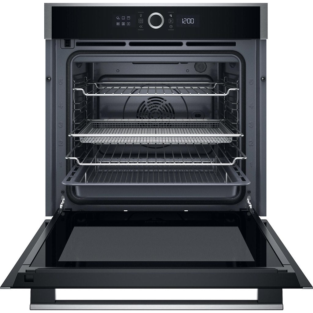 Hotpoint Class 4 ActiveMultiflow HOIM4S8PM0XUK Electric Single Fan Oven with Air Fry and DualClean - Stainless Steel