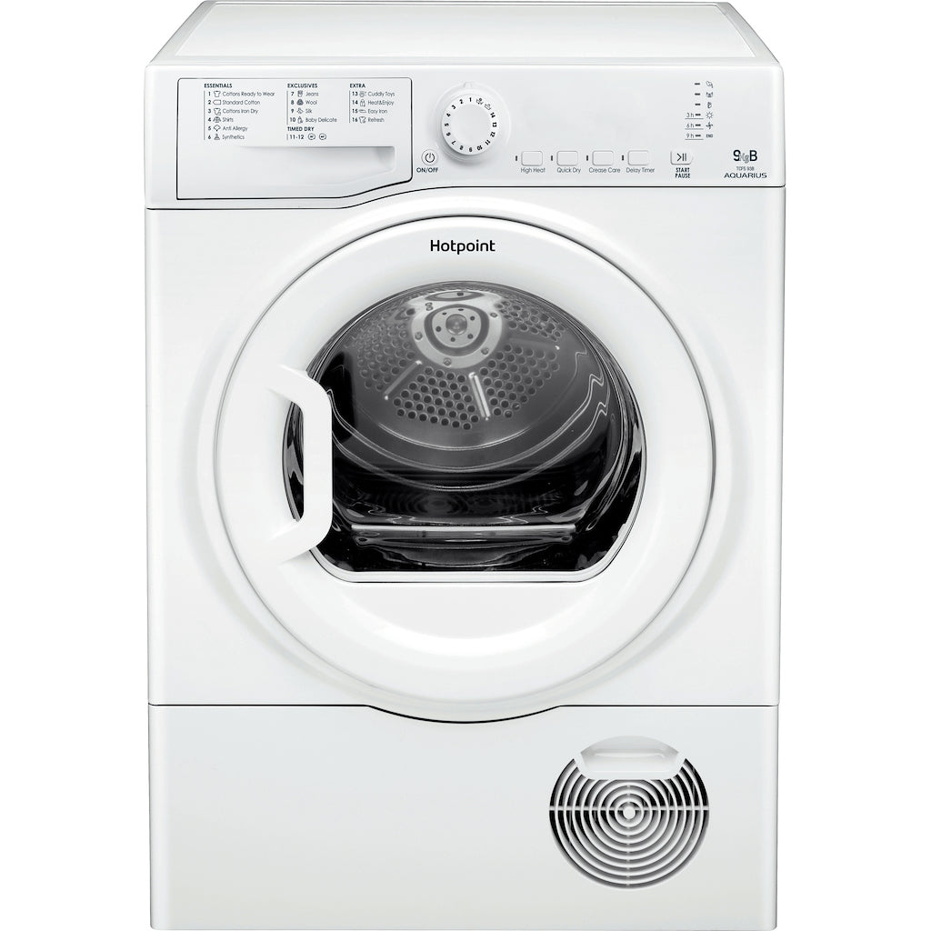 Hotpoint condenser tumble dryer: freestanding, 9kg
