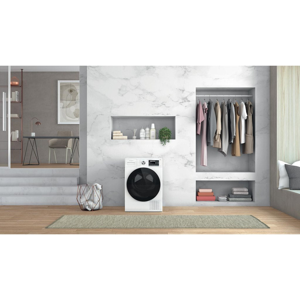 Whirlpool Freestanding Supreme Silence Heat Pump Dryer - White - 9kg - A+++ Rated - W6 D94WR UK