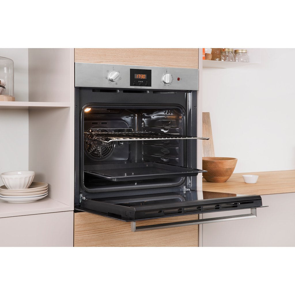 Indesit Aria IFW 65Y0 IX UK Electric Single Built-in Oven in Stainless Steel