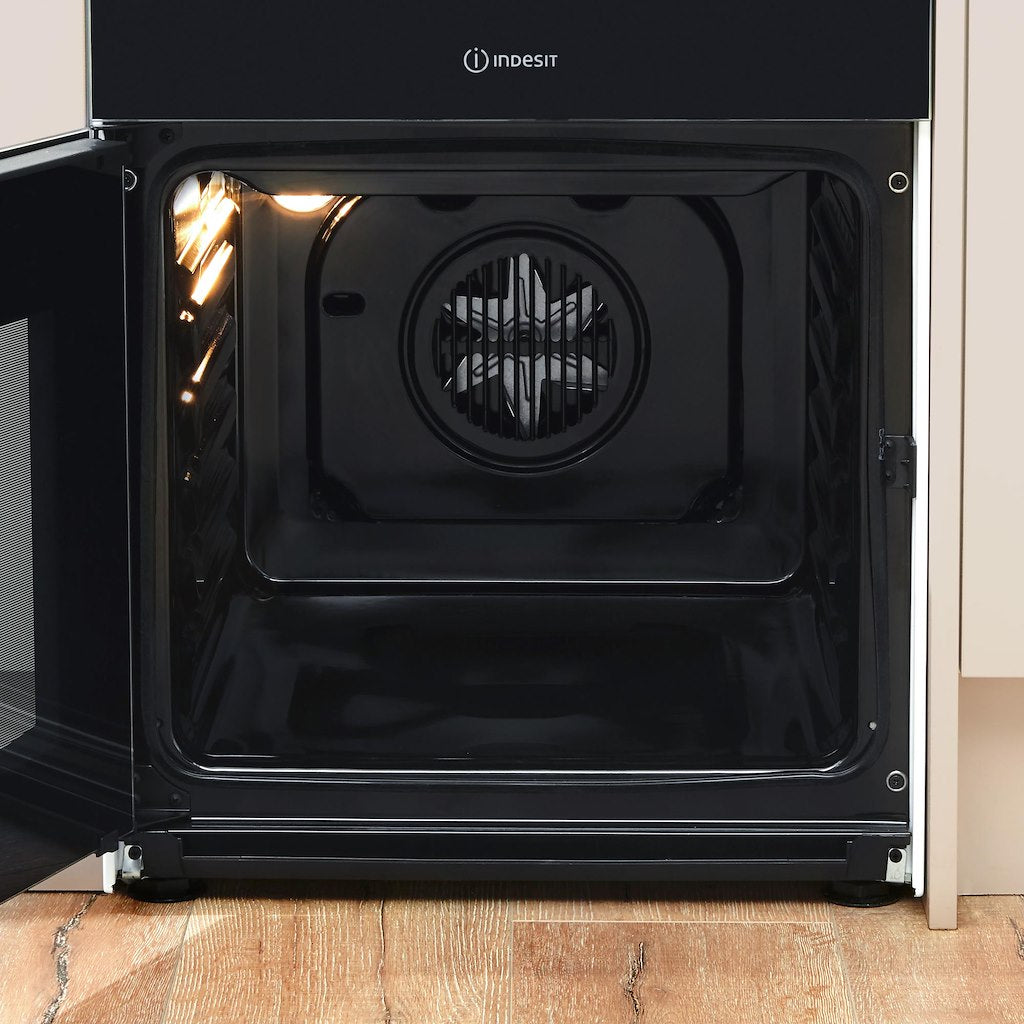 Electric Twin Cooker - Fan Oven - White With Click&Clean and Fast Preheat