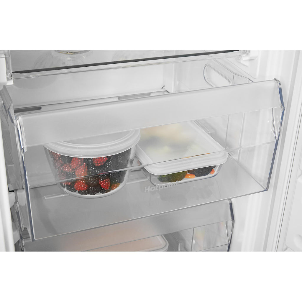 Hotpoint integrated upright freezer: white