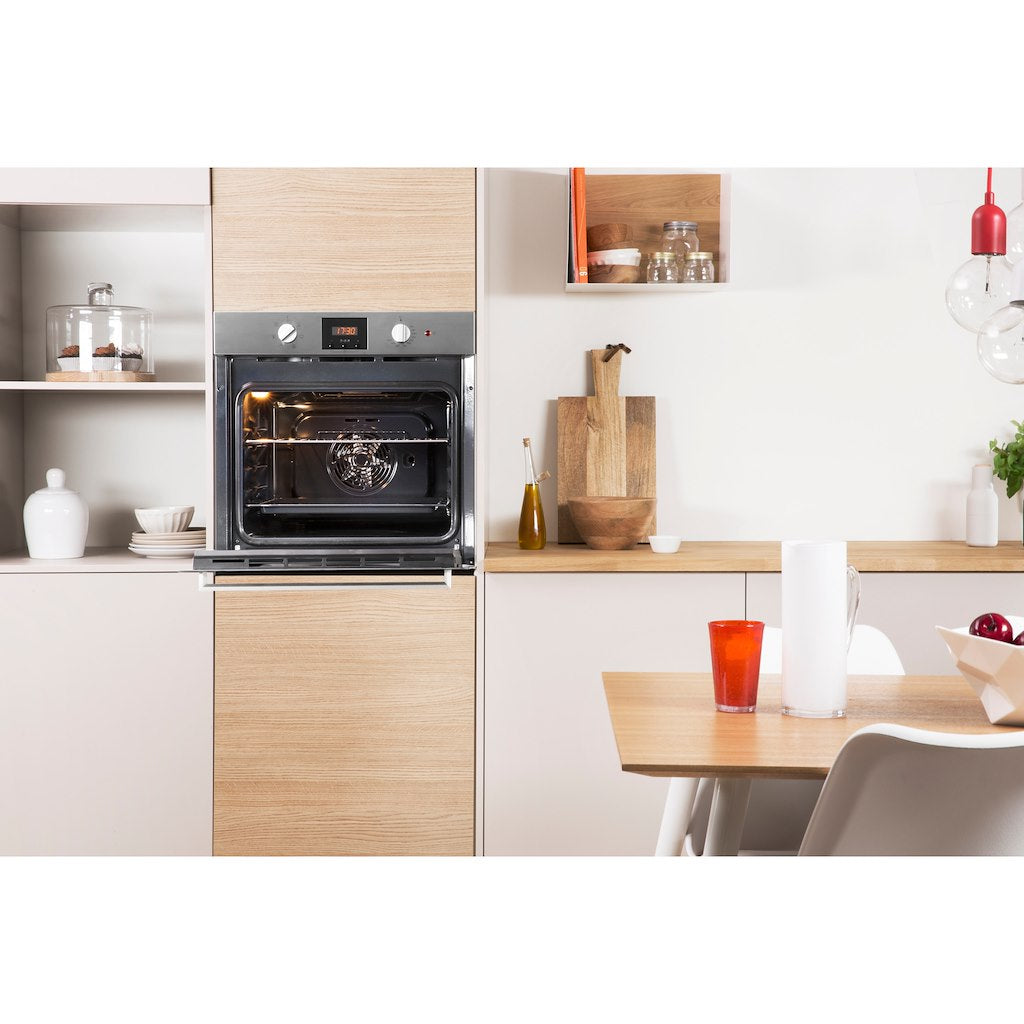 Indesit Aria IFW 65Y0 IX UK Electric Single Built-in Oven in Stainless Steel
