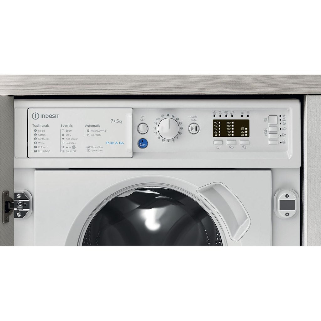 Integrated washer dryer: 7,0kg - BI WDIL 75125 UK N