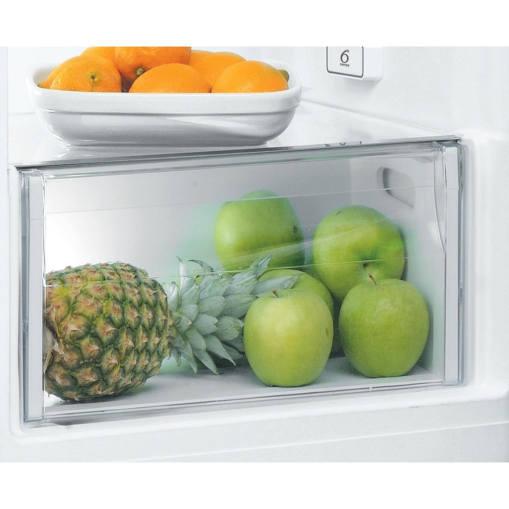 Low Frost  Tall Larder Fridge with 6th Sense - Inox - 59.5CM - 368L