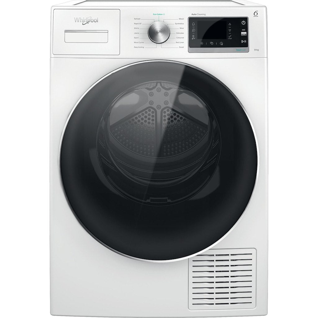 Whirlpool Freestanding Supreme Silence Heat Pump Dryer - White - 9kg - A+++ Rated - W6 D94WR UK