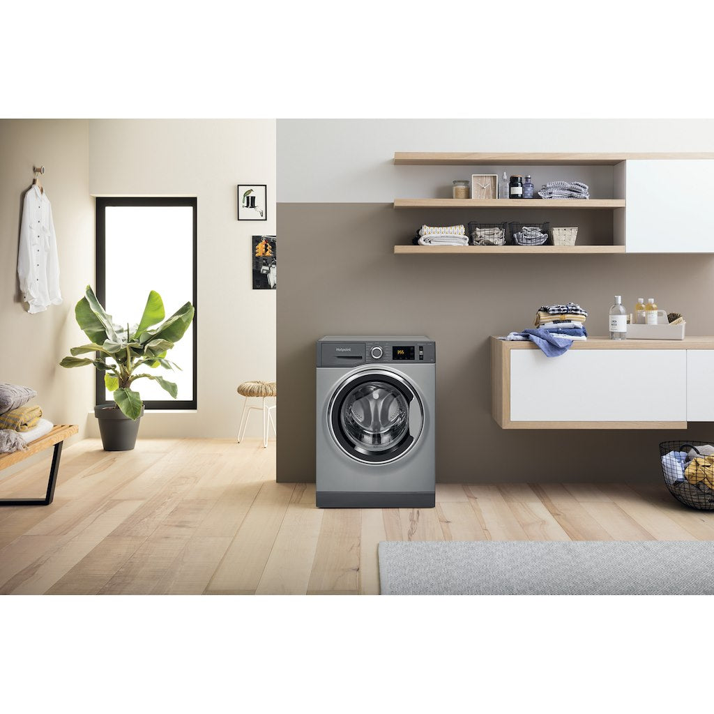 Hotpoint ActiveCare NM11 845 GC A UK N Washing Machine - Graphite