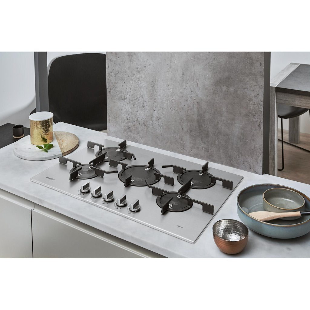 Whirlpool PMW75D2/IXL Gas 75CM Hob - Inox