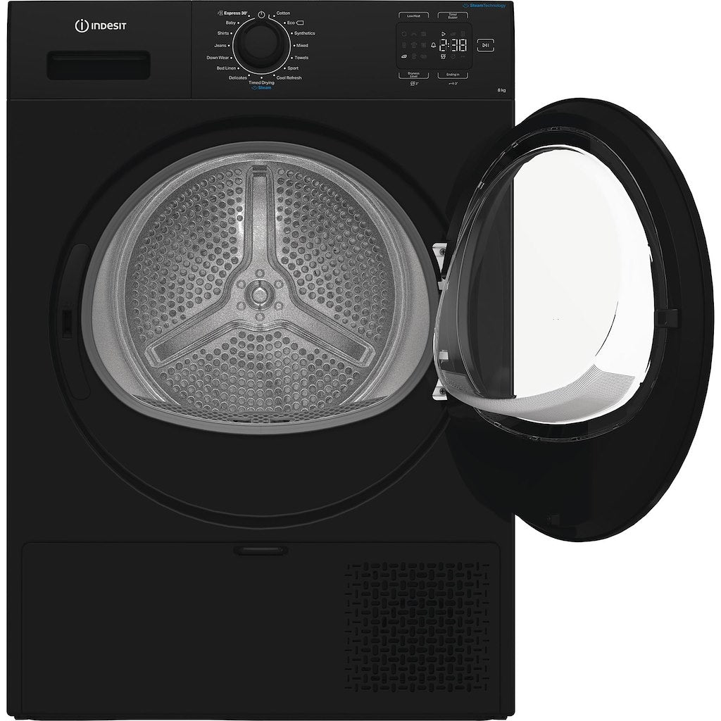 Heat pump tumble dryer: freestanding, 8,0kg - C YSD 82D BB UK