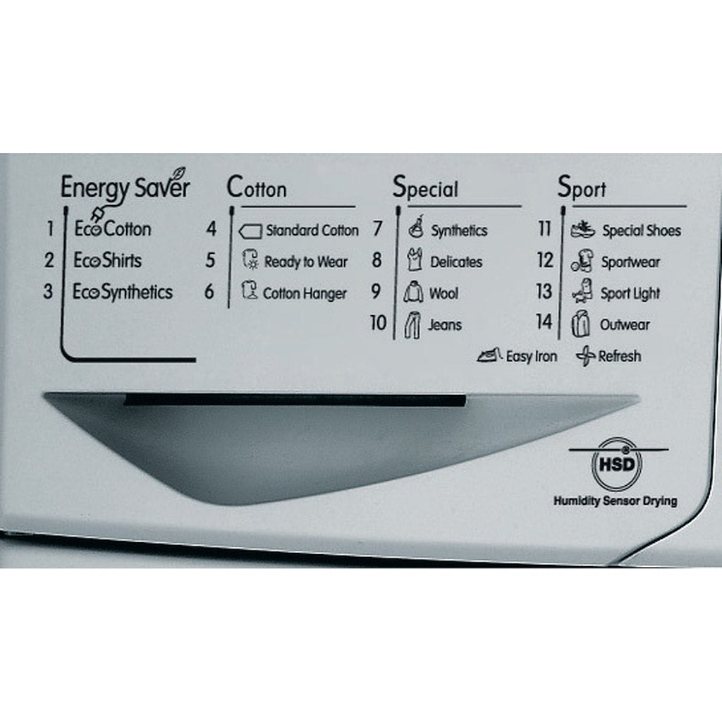Condenser tumble dryer: freestanding, 8,0kg - IDCE 8450 BS H (UK)