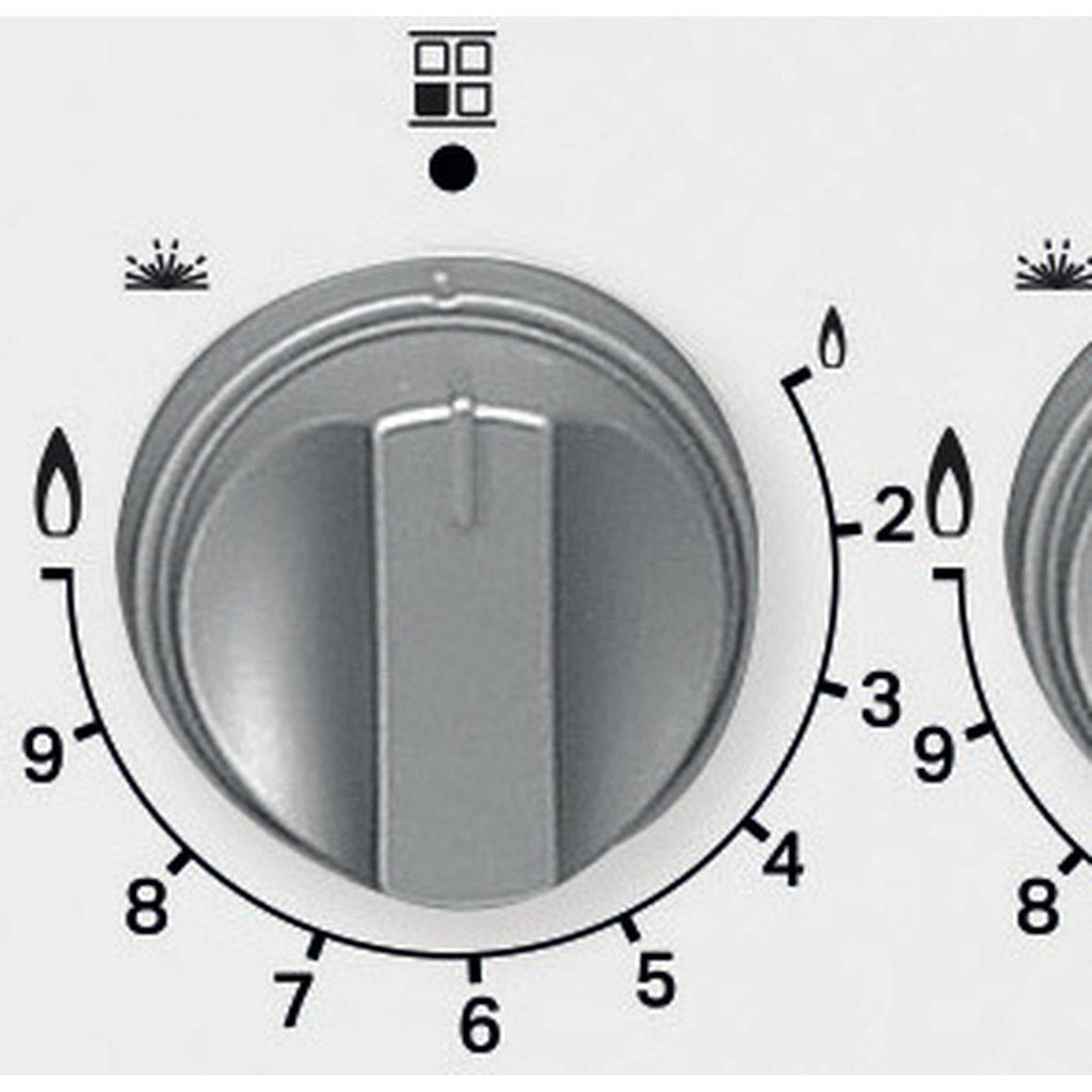 Gas Double Oven Cooker - Coventional Oven - White With Fast Preheat and Digital Clock & Minute Minder