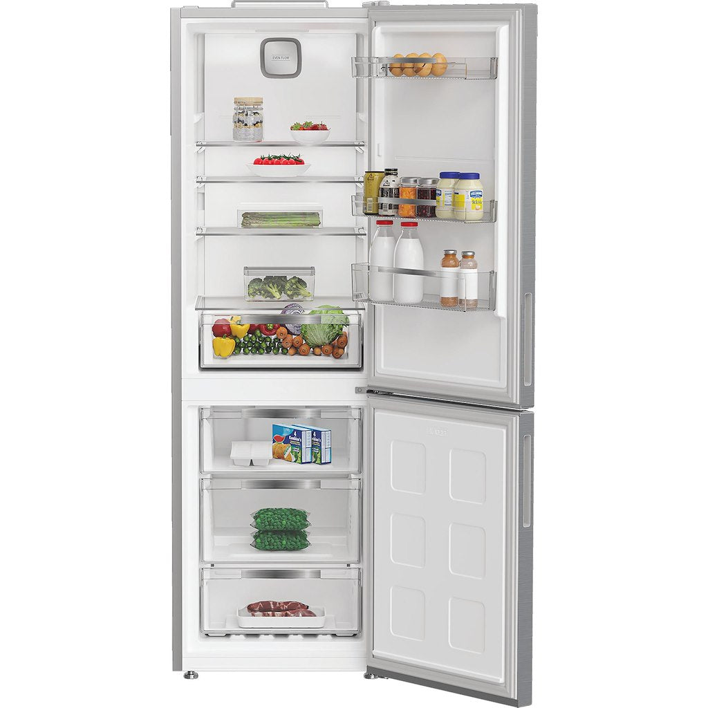 Hotpoint Dual No Frost 60/40 Fridge Freezer with EvenFlow - Silver - D Rated