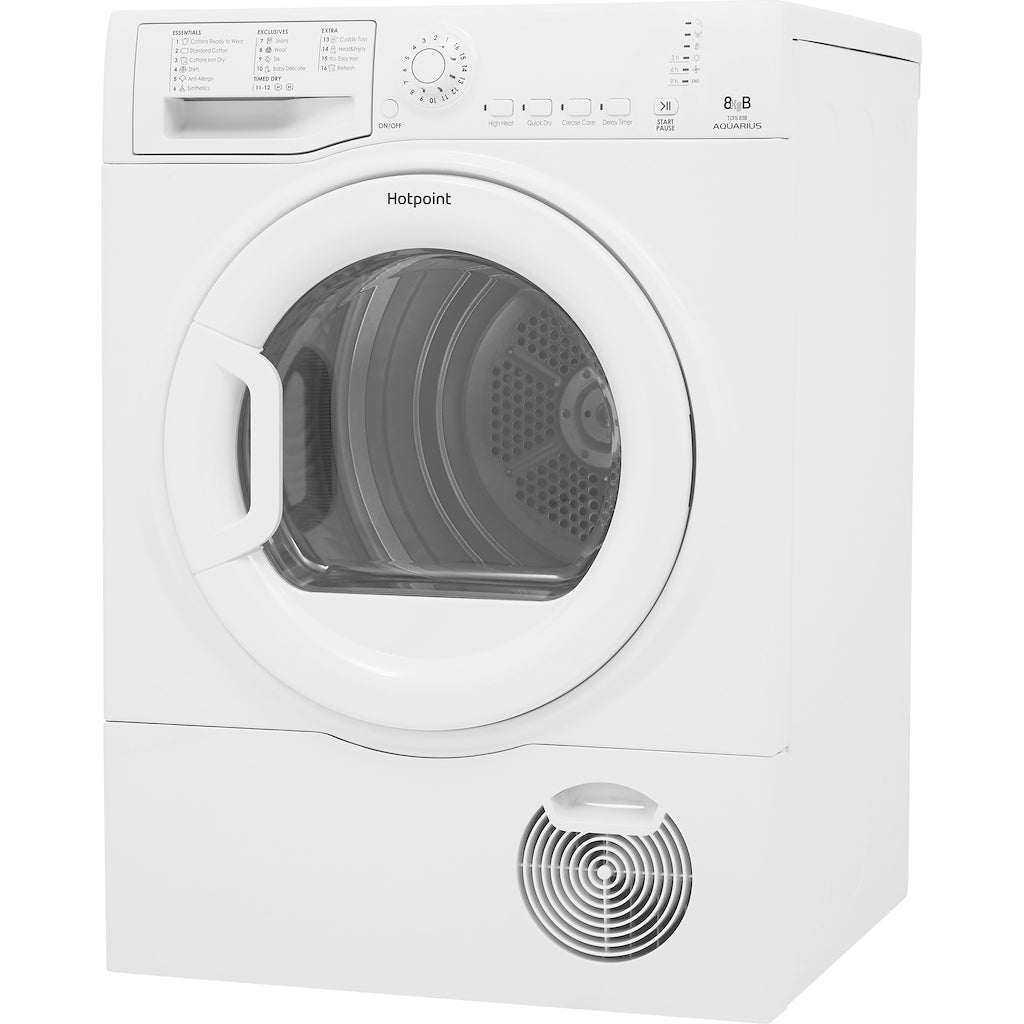 Hotpoint condenser tumble dryer: freestanding, 9kg