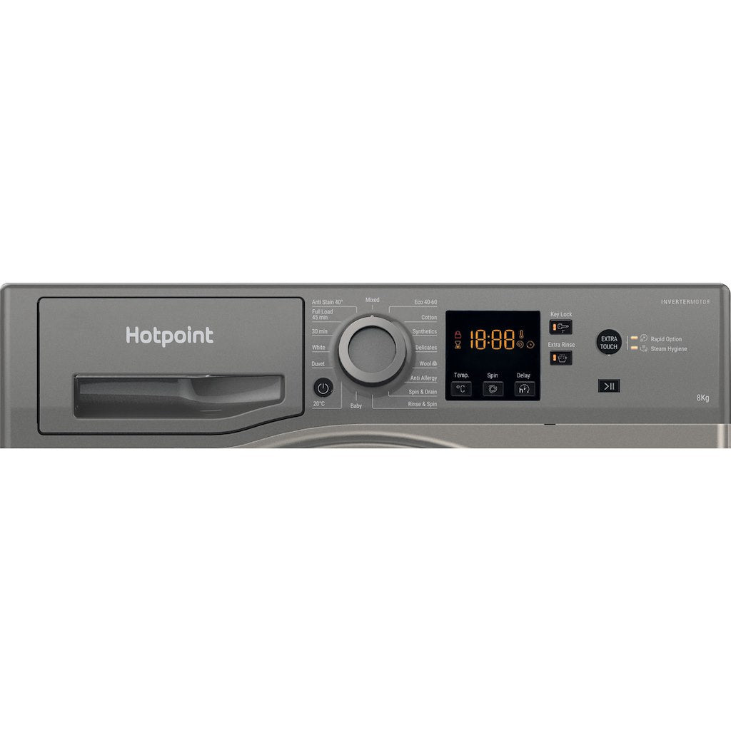 Hotpoint NSWM 863C GG UK N Washing Machine - Graphite