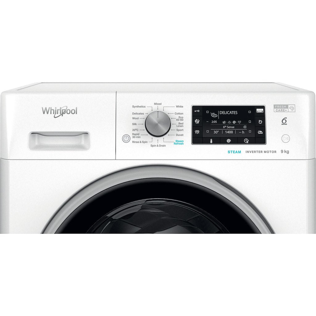 FFD9489BSVUK Whirlpool WASHING MACHINE 9KG - White - A-20%