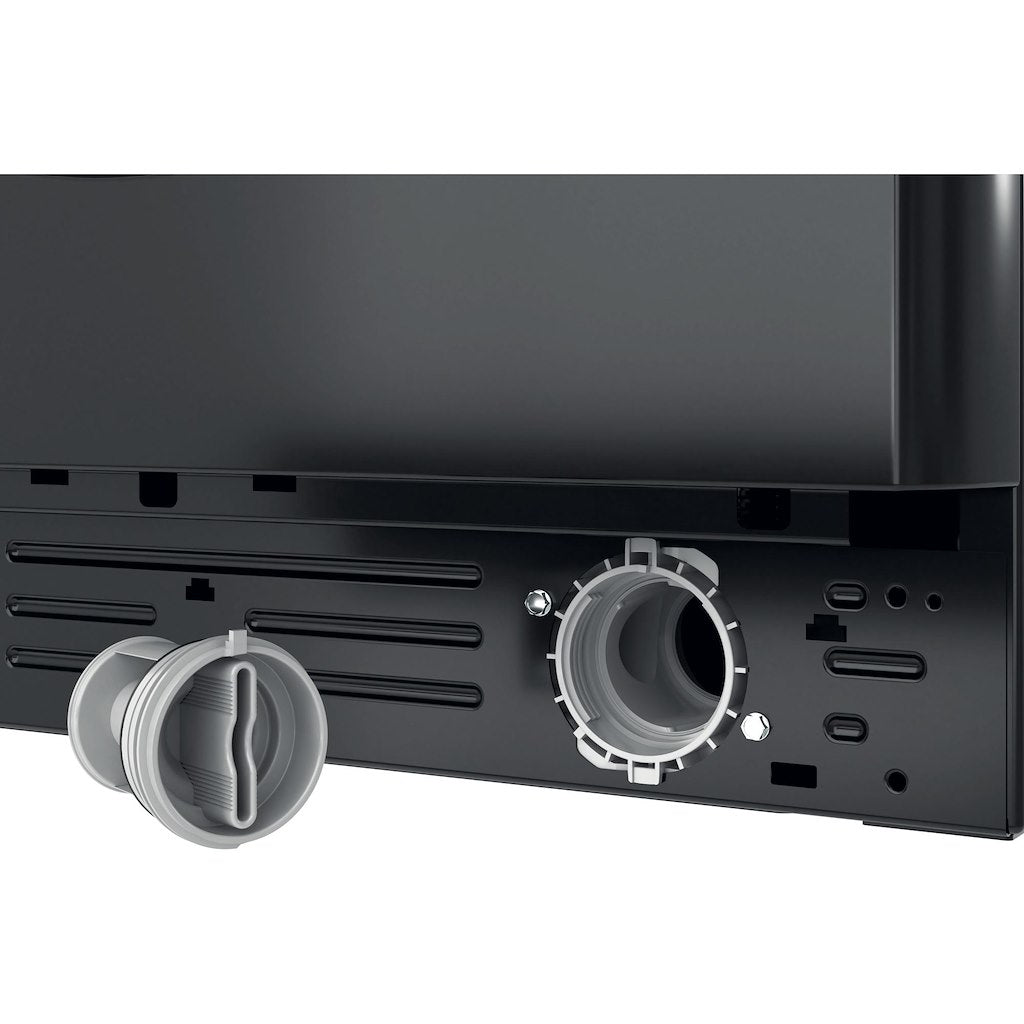 INDESIT PUSH&GO WASHER-DRYER 9+6KG 1400SPIN BLACK WITH ARIEL PODS AND STEAM CYCLES