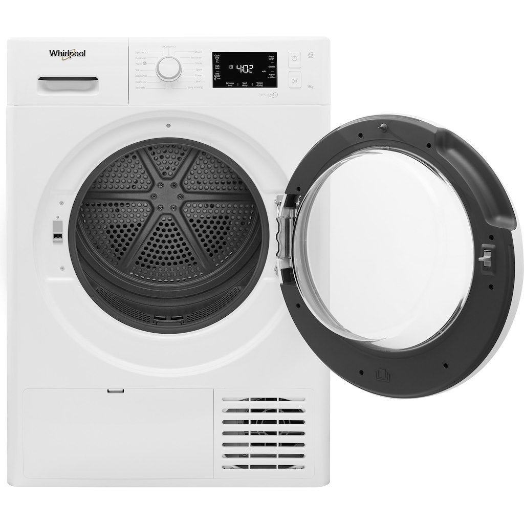 Whirlpool Heat Pump Tumble Dryer: Freestanding, 9,0kg - FT M22 9X2 UK