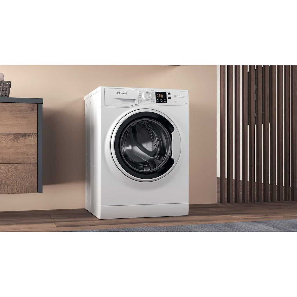 Hotpoint NSWA 1044C WW UK N Front Load 10kg Washing Machine - White