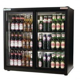 Autonumis RVC10001 EcoChill Sliding Double Door Bottle Cooler 156 x 330ml Bottles