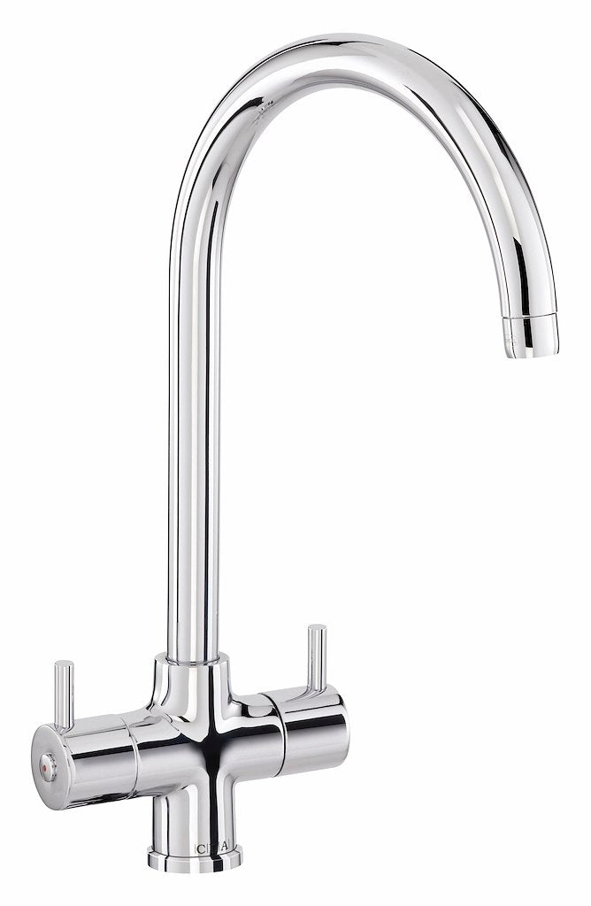 Monobloc Tap with Swan Neck Spout