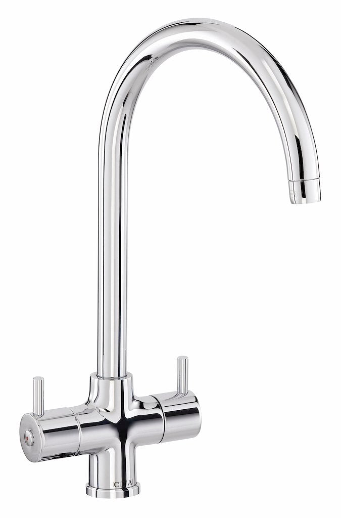 Contemporary Monobloc Filter Tap with Swan Neck Spout